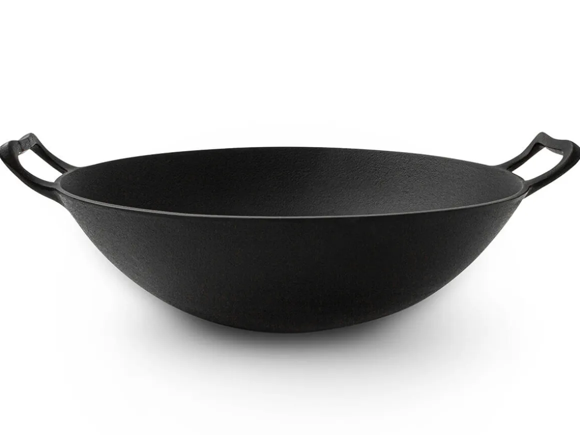 ORYOKI Gusseisentöpfe*Wok Gusseisen Ø 31,5 cm IWACHU